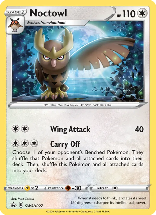 Noctowl, SWSH Black Star Promos SWSH027