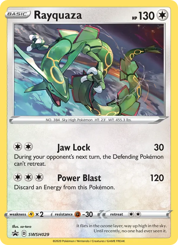Rayquaza, SWSH Black Star Promos SWSH029