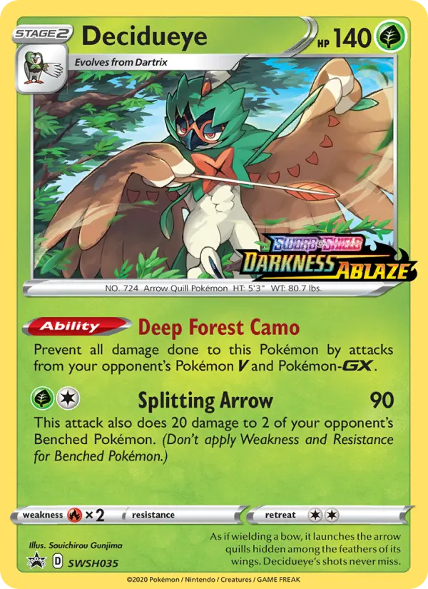 Decidueye, SWSH Black Star Promos SWSH035