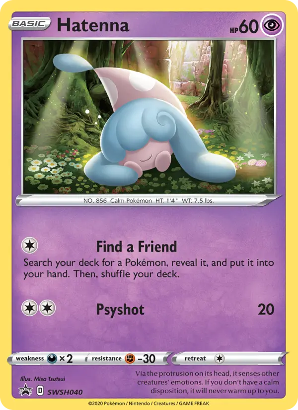 Hatenna, SWSH Black Star Promos SWSH040