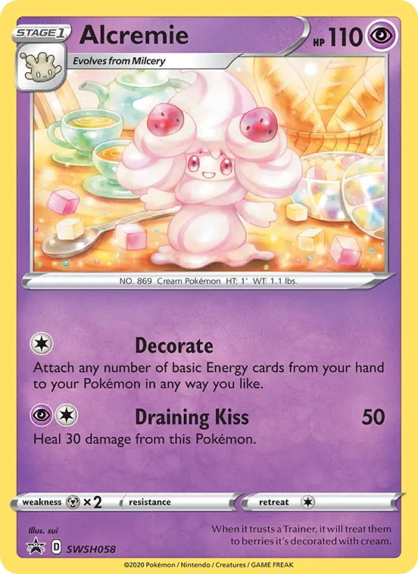 Alcremie, SWSH Black Star Promos SWSH058