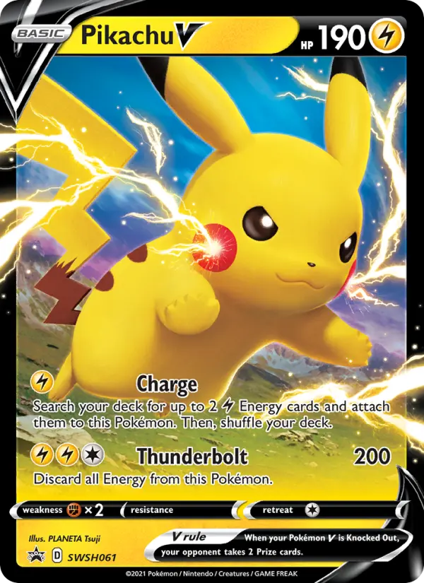 Pikachu V, SWSH Black Star Promos SWSH061