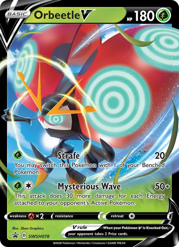 Orbeetle V, SWSH Black Star Promos SWSH078