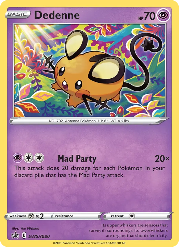 Dedenne, SWSH Black Star Promos SWSH080