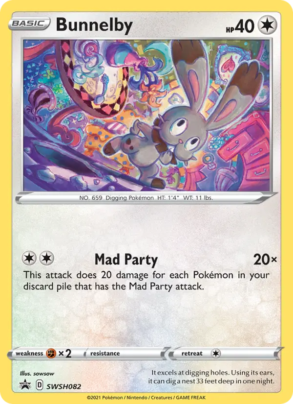 Bunnelby, SWSH Black Star Promos SWSH082