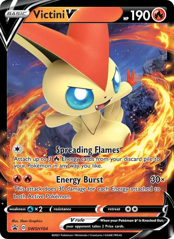 Victini V, SWSH Black Star Promos SWSH104