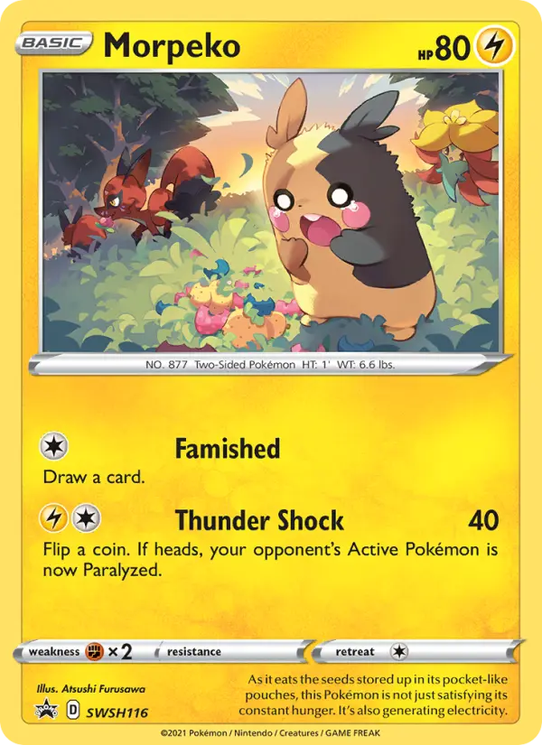 Morpeko, SWSH Black Star Promos SWSH116