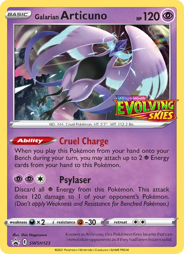 Galarian Articuno, SWSH Black Star Promos SWSH123