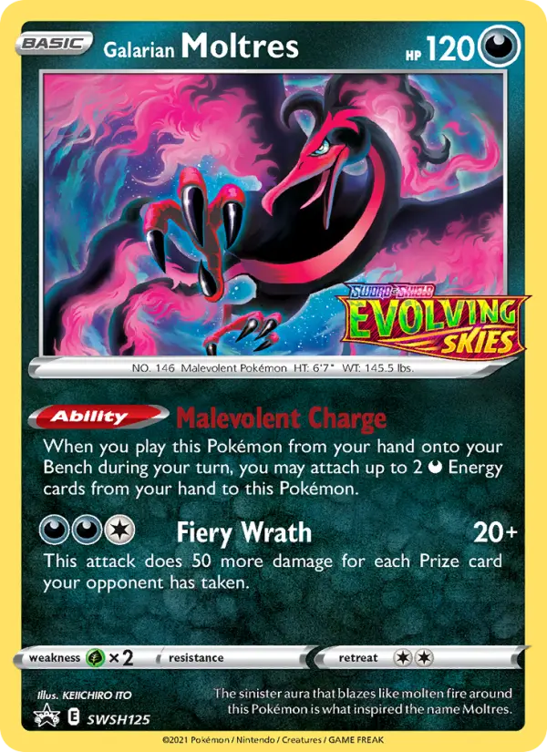 Galarian Moltres, SWSH Black Star Promos SWSH125