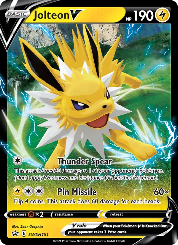 Jolteon V, SWSH Black Star Promos SWSH151