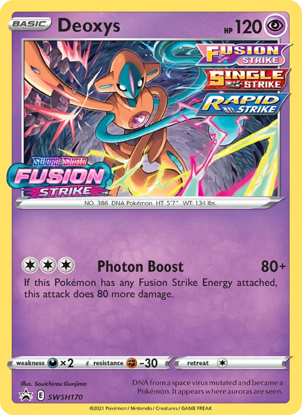 Deoxys, SWSH Black Star Promos SWSH170