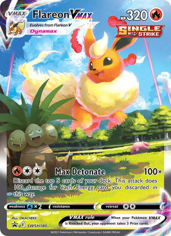 Flareon VMAX, SWSH Black Star Promos SWSH180
