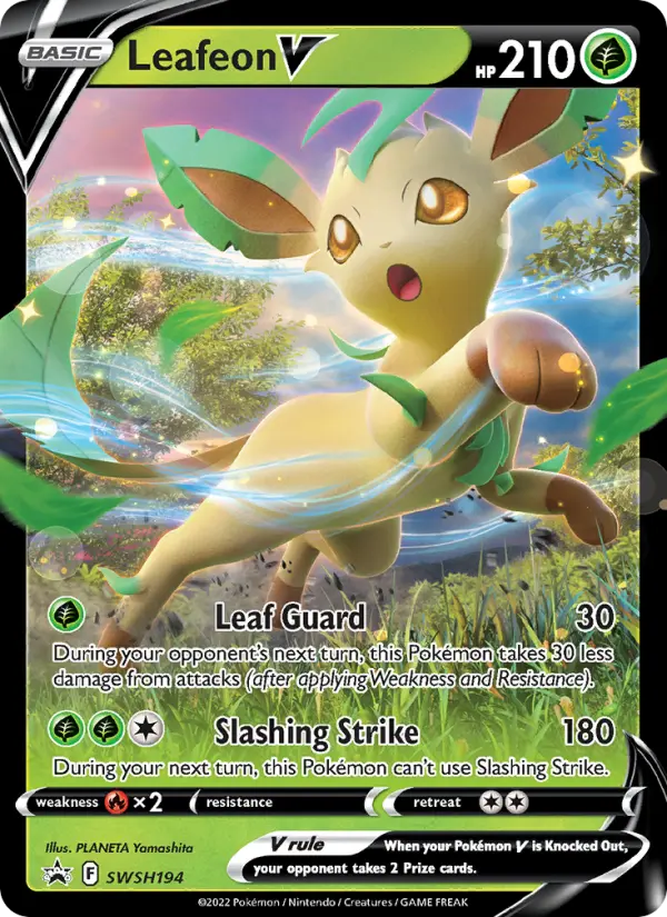 Leafeon V, SWSH Black Star Promos SWSH194