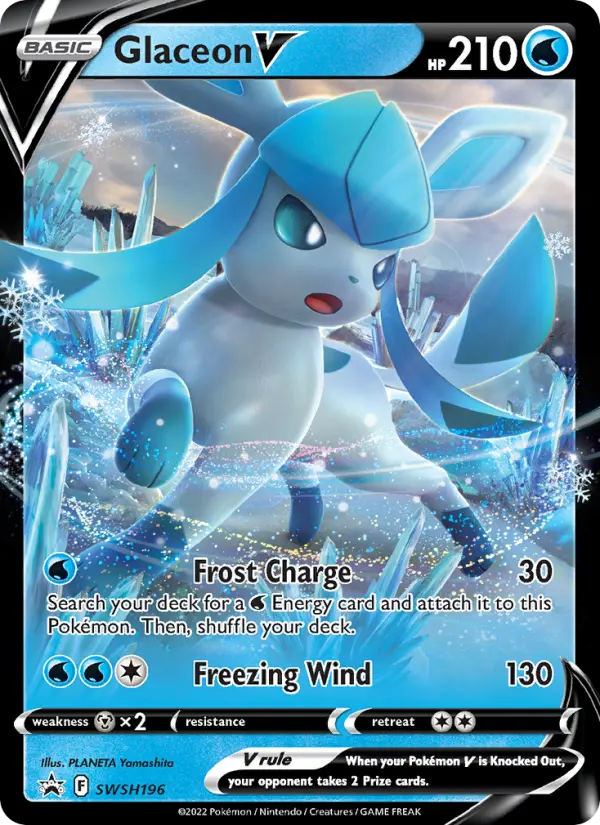Glaceon V, SWSH Black Star Promos SWSH196