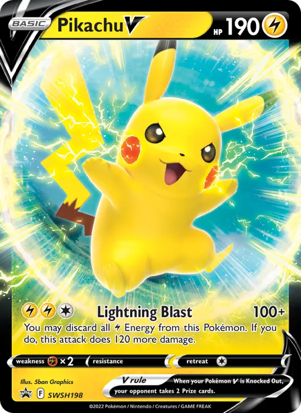 Pikachu V, SWSH Black Star Promos SWSH198