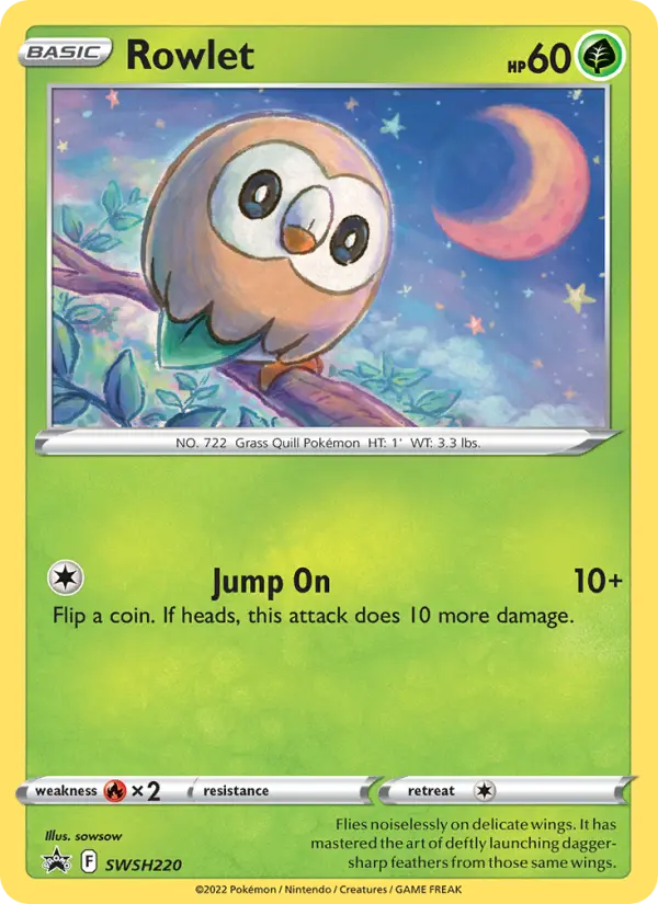 Rowlet, SWSH Black Star Promos SWSH220