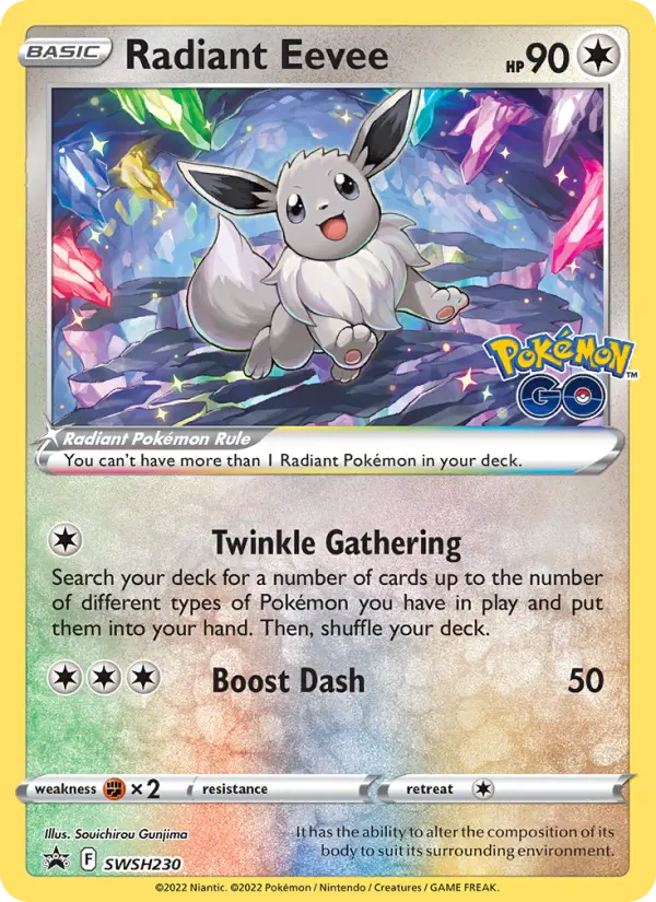 Radiant Eevee, SWSH Black Star Promos SWSH230
