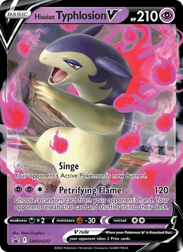 Hisuian Typhlosion V, SWSH Black Star Promos SWSH237