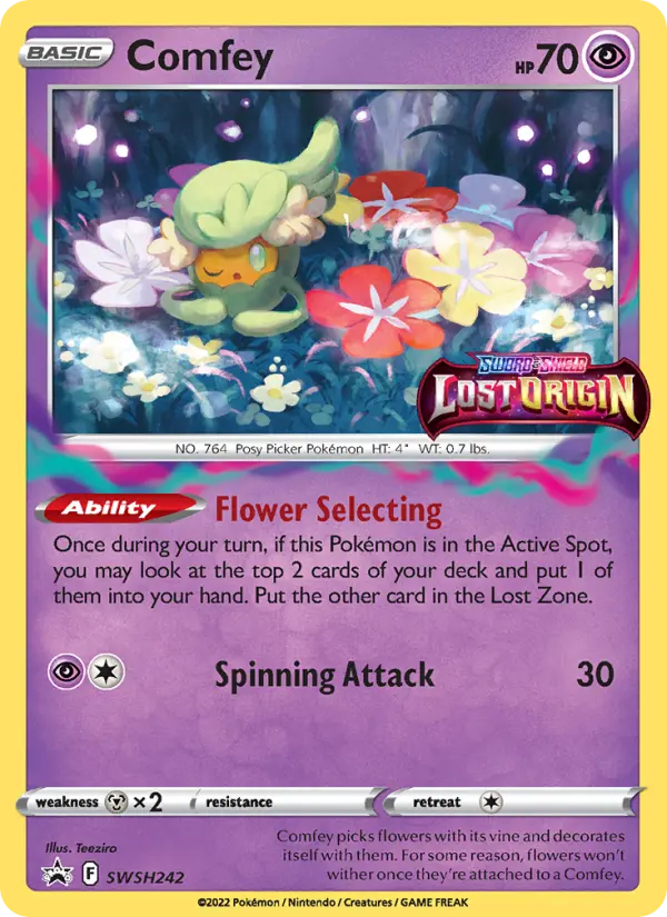 Comfey, SWSH Black Star Promos SWSH242
