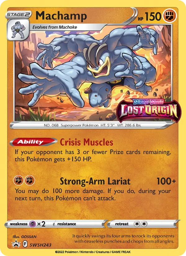 Machamp, SWSH Black Star Promos SWSH243