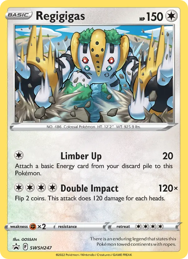 Regigigas, SWSH Black Star Promos SWSH247