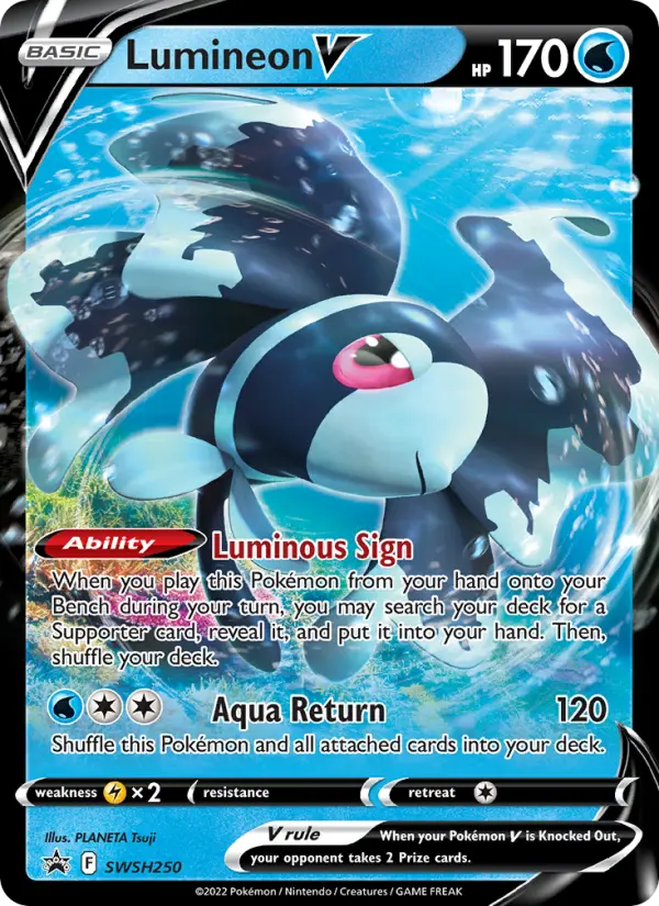 Lumineon V, SWSH Black Star Promos SWSH250