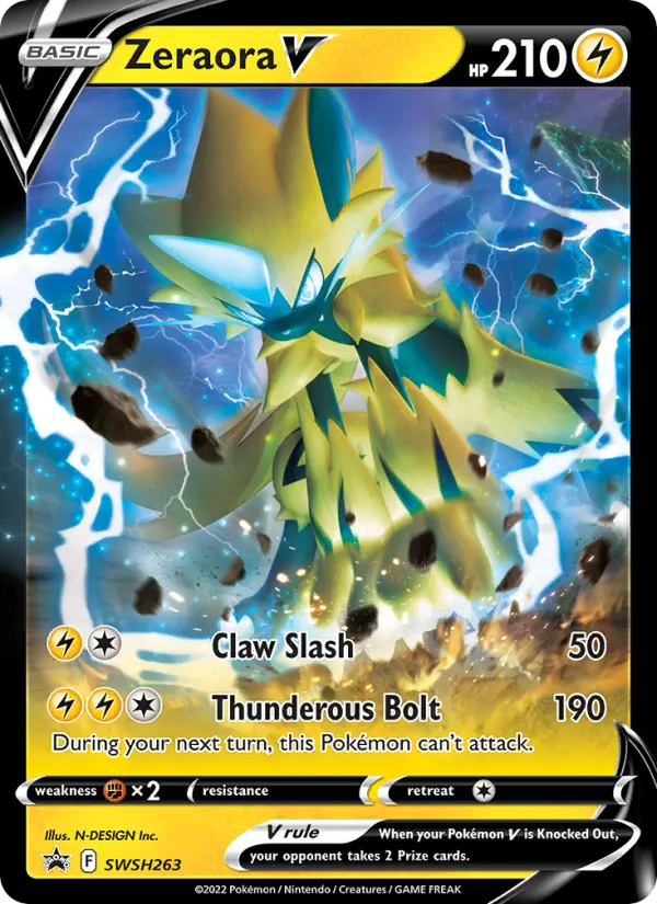 Zeraora V, SWSH Black Star Promos SWSH263
