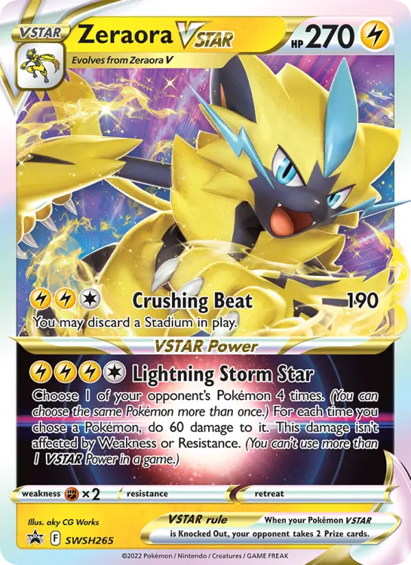 Zeraora VSTAR, SWSH Black Star Promos SWSH265