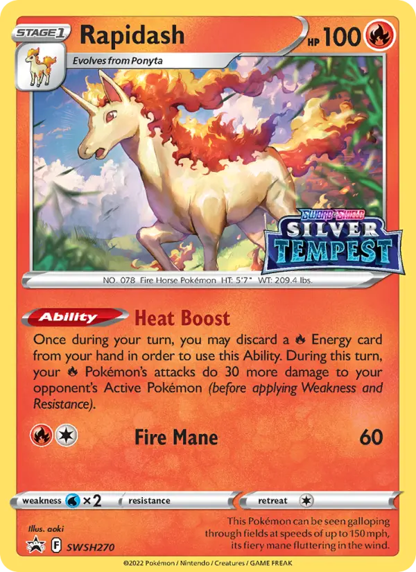 Rapidash, SWSH Black Star Promos SWSH270