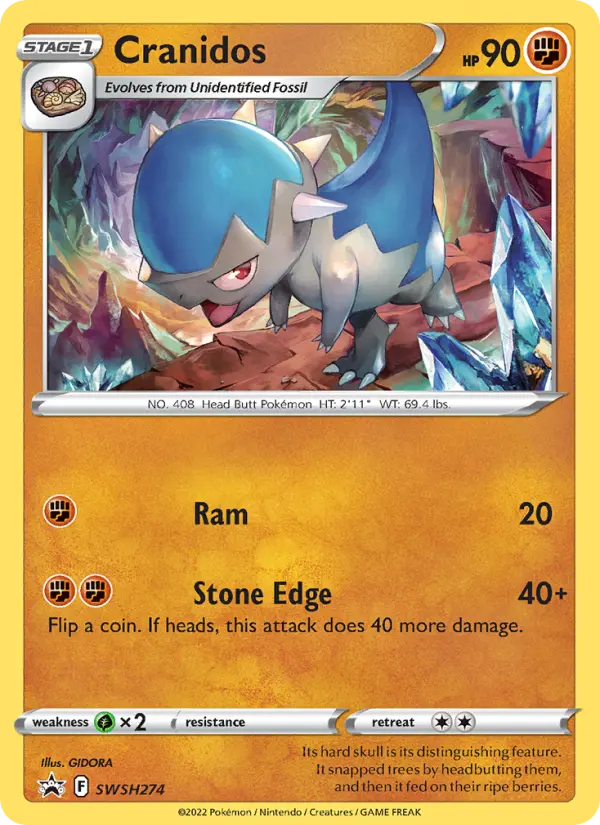 Cranidos, SWSH Black Star Promos SWSH274