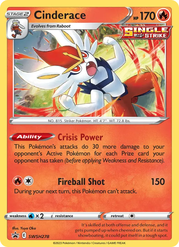 Cinderace, SWSH Black Star Promos SWSH278