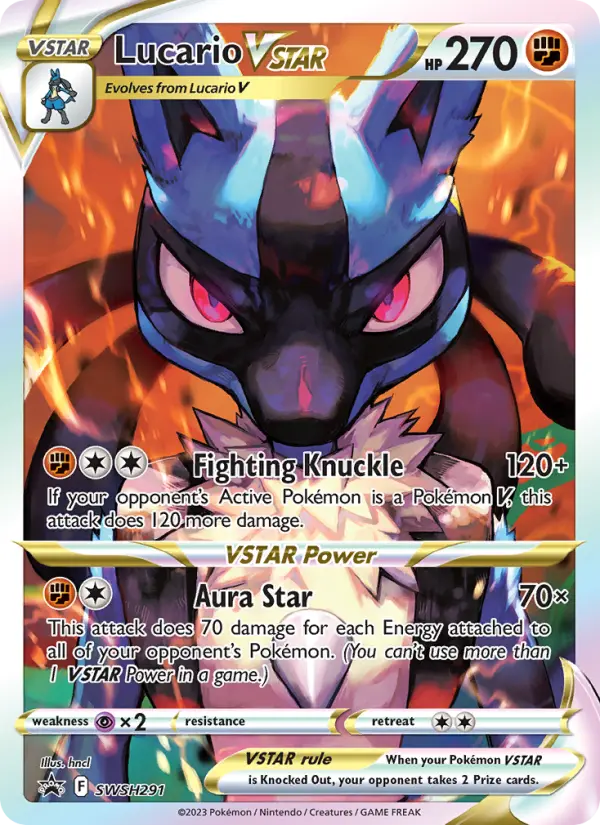 Lucario VSTAR, SWSH Black Star Promos SWSH291