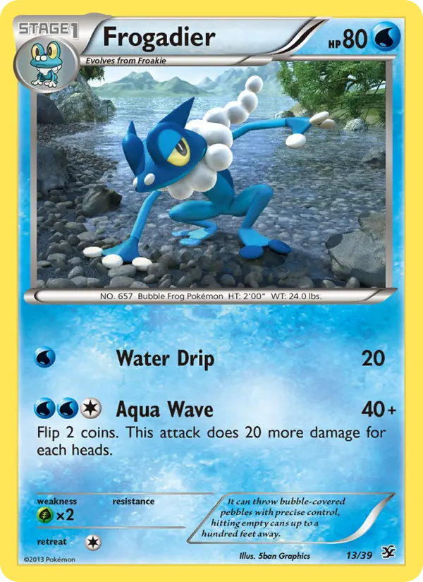 Frogadier, Kalos Starter Set 13