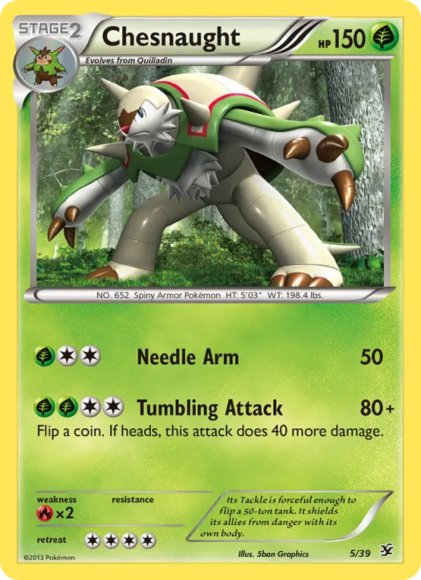 Chesnaught, Kalos Starter Set 5