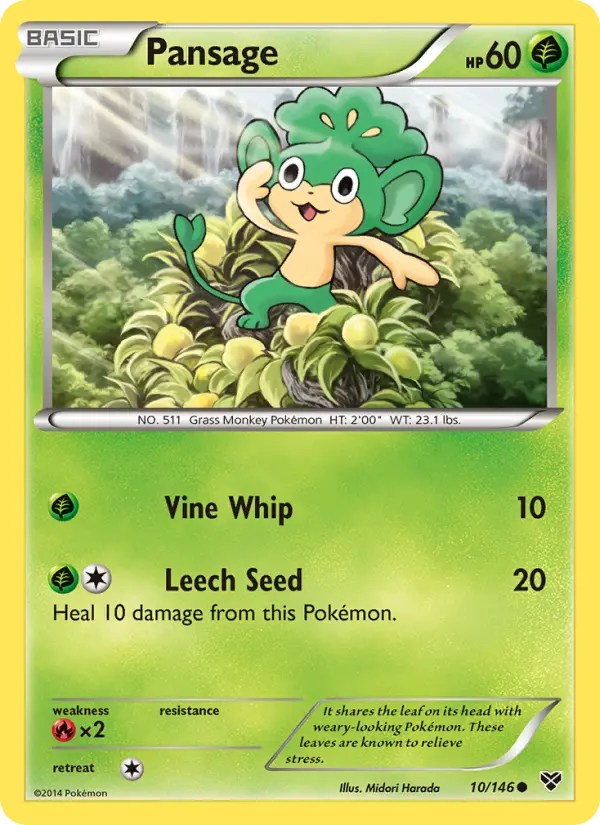 Pansage, XY 10