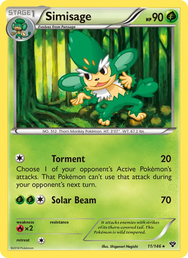 Simisage, XY 11