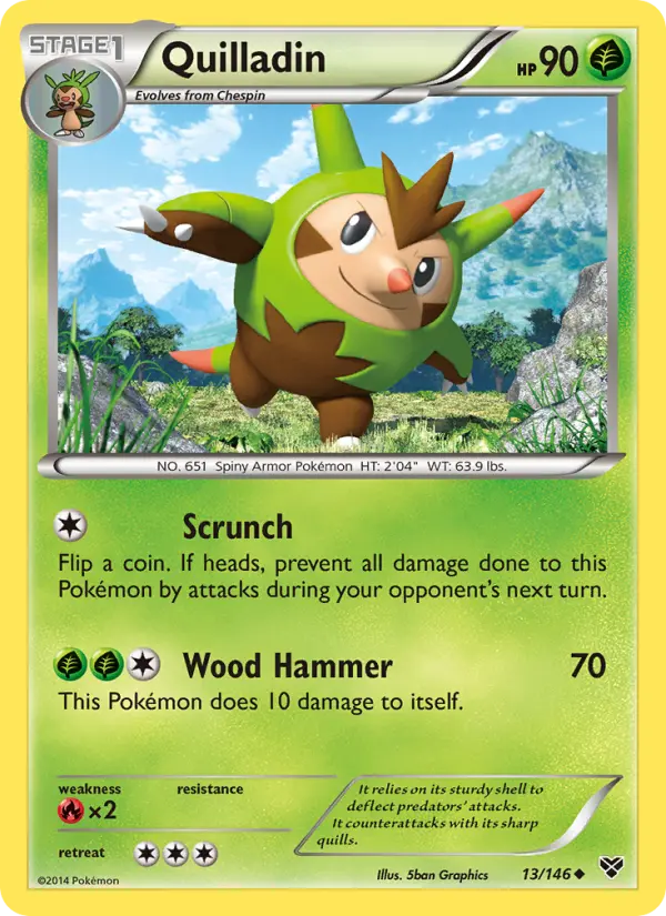 Quilladin, XY 13