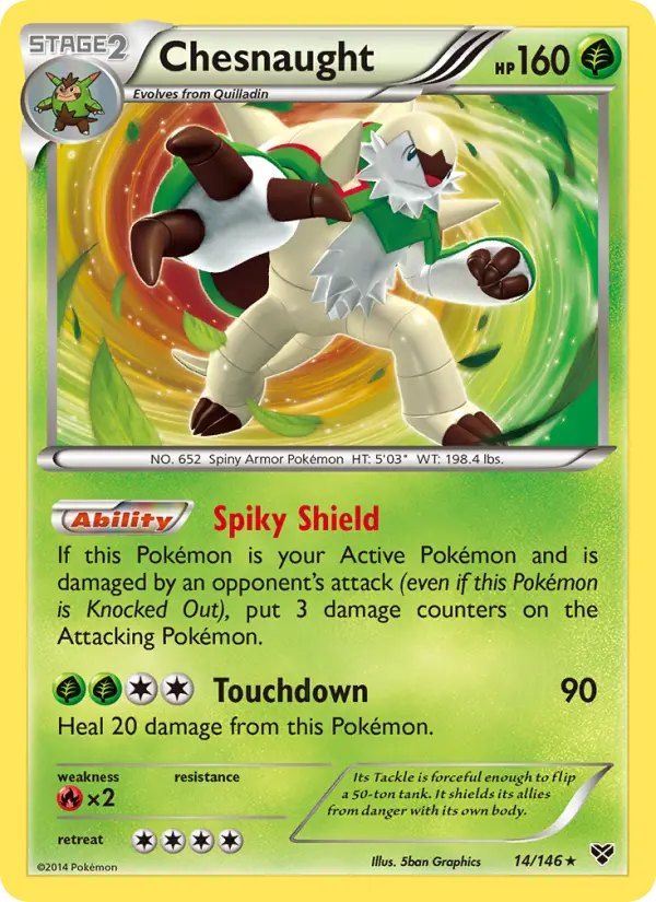 Chesnaught, XY 14