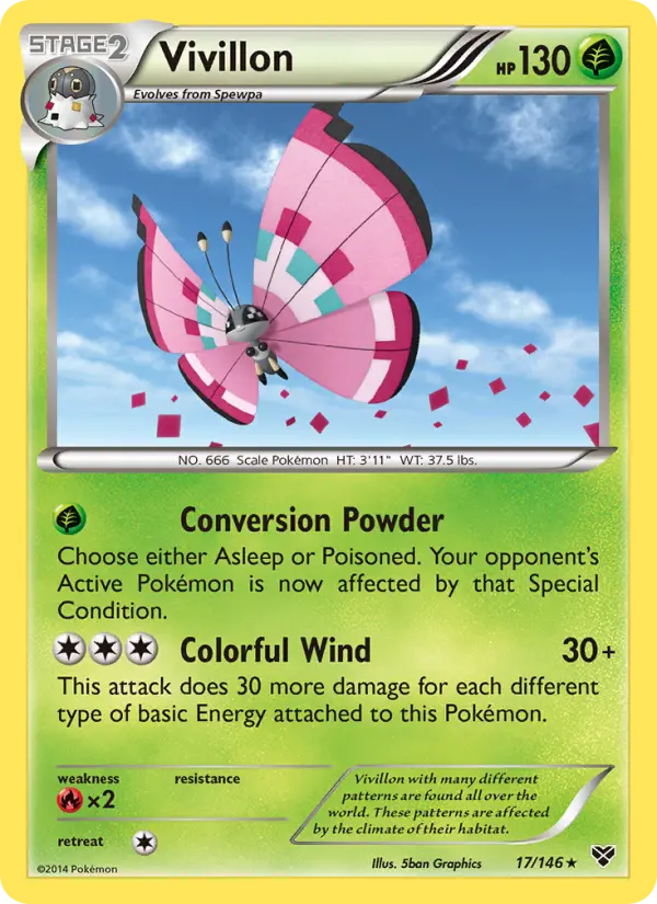 Vivillon, XY 17