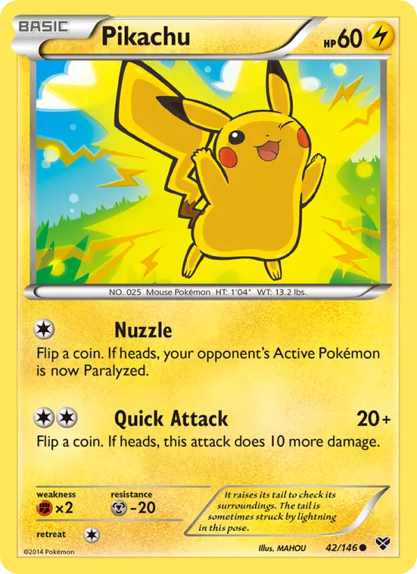 Pikachu, XY 42
