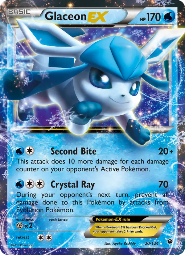 Glaceon EX, Fates Collide 20