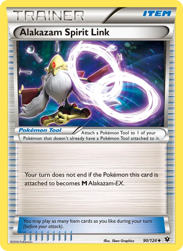 Alakazam Spirit Link, Fates Collide 90
