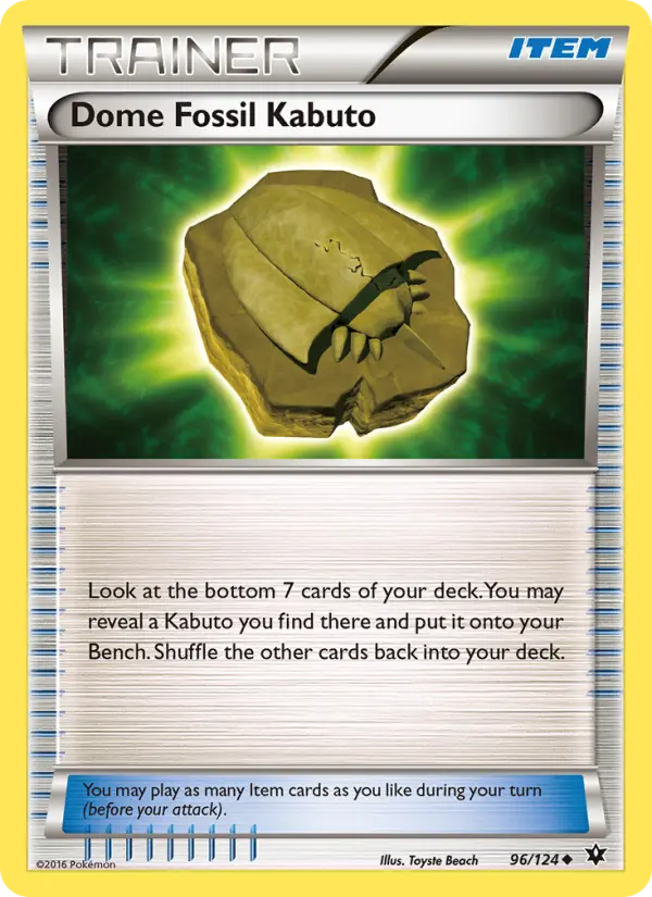 Dome Fossil Kabuto, Fates Collide 96