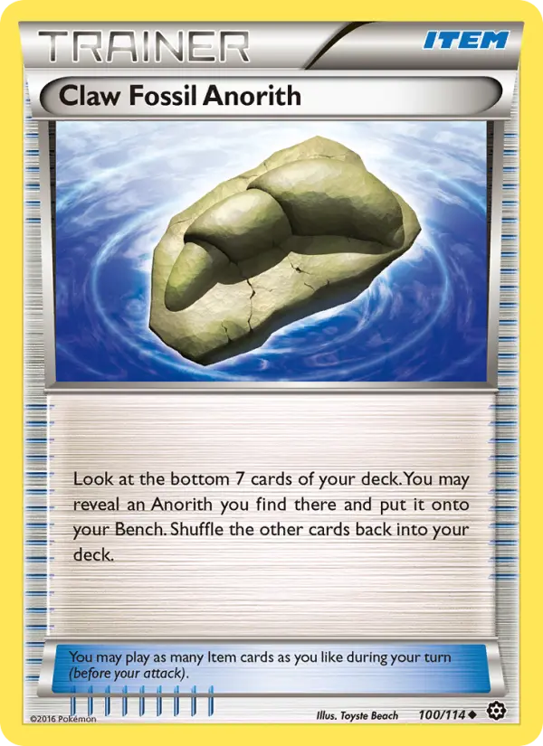 Claw Fossil Anorith, Steam Siege 100