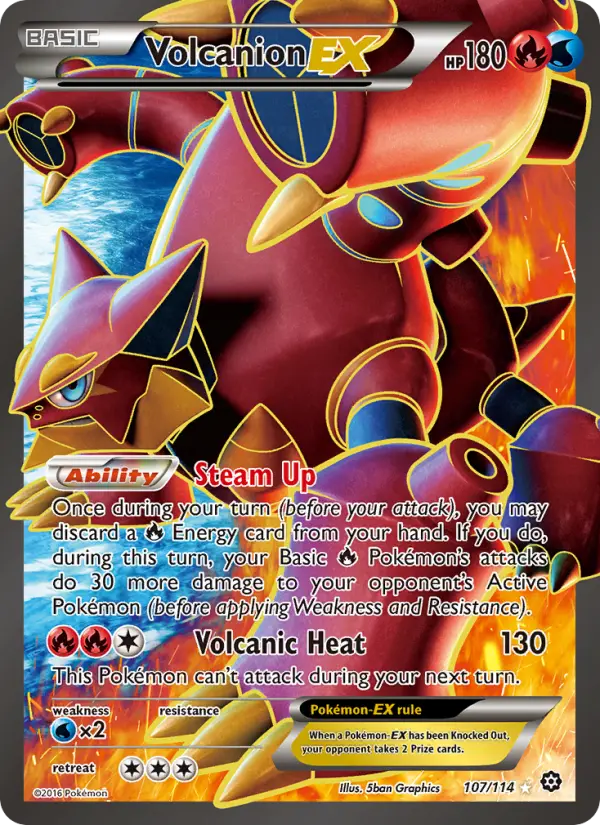 Volcanion EX, Steam Siege 107