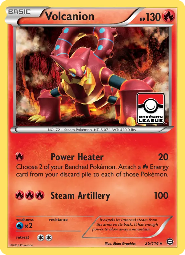 Volcanion, Steam Siege 25