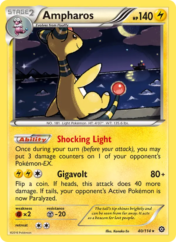 Ampharos, Steam Siege 40