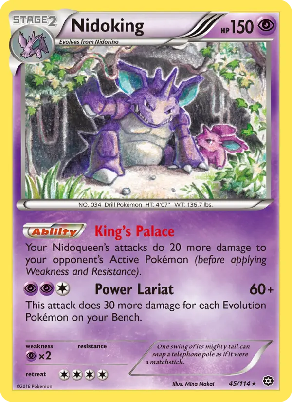 Nidoking, Steam Siege 45