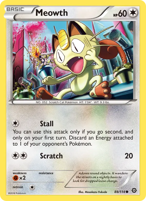 Meowth, Steam Siege 88