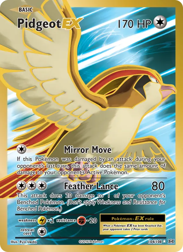 Pidgeot EX, Evolutions 104